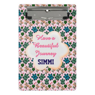 Custom turtle pattern  mini clipboard