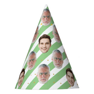 Custom Two Face Happy Birthday Decoration Supplies Party Hat