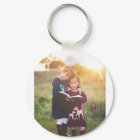 Custom Two Photo Double Sided Aluminium Keychain