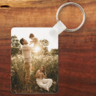 Custom Two Photo Double Sided Aluminium Keychain