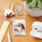 Custom Two Photo Double Sided Aluminium Keychain