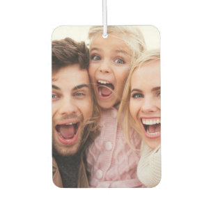 Custom Two Photo Double Sided Car Air Freshener