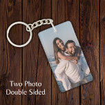 Custom Two Photo |  Double Sided Photo Key Ring<br><div class="desc">Custom Two Photo | Double Sided Photo Key Ring</div>