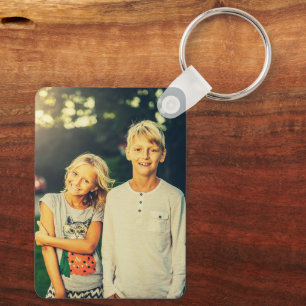 Custom Two Photo Key Ring