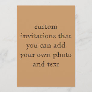 Custom Two Sided Invitation