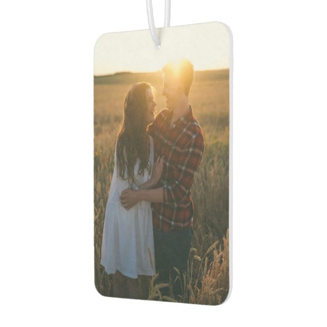 Custom Two-Sided Photos Car Air Freshener (Left)