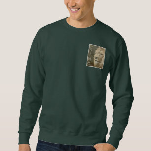 Custom Two Sides Print Pop Art Lion Head King Mens Sweatshirt
