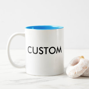 Custom Two-Tone 11oz Mug - LIGHT BLUE Inside