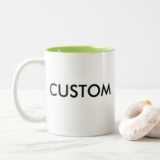 Custom Two-Tone 11oz Mug - LIME GREEN Inside