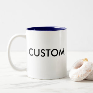 Custom Two-Tone 11oz Mug - NAVY BLUE Inside