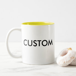 Custom Two-Tone 11oz Mug - YELLOW Inside
