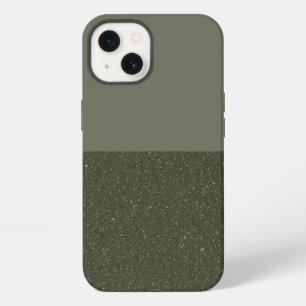Custom Two-Tone Moss Green iPhone 13 Case