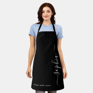 Custom Typography Name Apron