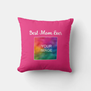 Custom Typography Script Template Best Mum Ever Cushion