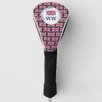 Custom UK UNION JACK Monogram DRIVER