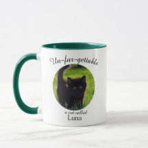 Custom Un-Fur-Gettable Photo Cat Mug 