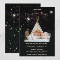 Custom Under the Stars Sleepunder Birthday