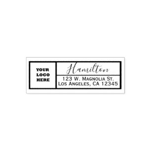 Custom unique personalised Logo Self-inking Stamp