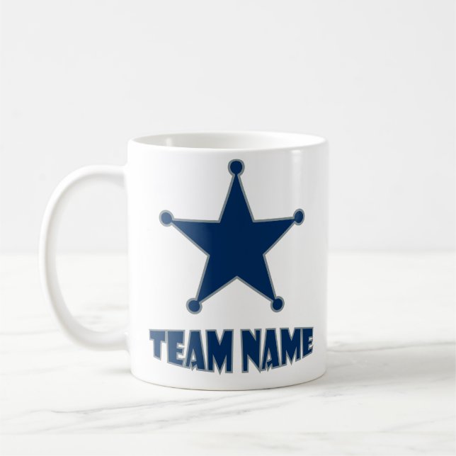 Custom Unique Personalised Star Coffee Mug (Left)