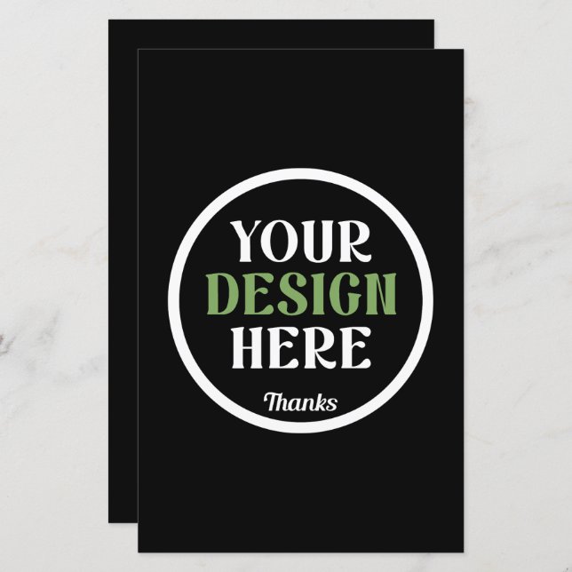 custom, unique, sleek & minimalist (Front/Back)