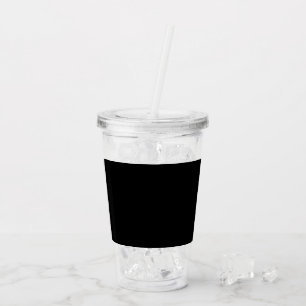 custom, unique, sleek & minimalist acrylic tumbler