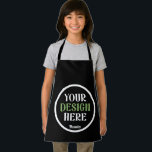 custom, unique, sleek & minimalist apron<br><div class="desc">This design is accessible to all. Feel free to customise the logo,  images,  text,  and colours according to your preferences. Thank you very much.</div>