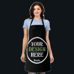 custom, unique, sleek & minimalist apron<br><div class="desc">This design is accessible to all. Feel free to customise the logo, images, text, and colours according to your preferences. Thank you very much.</div>