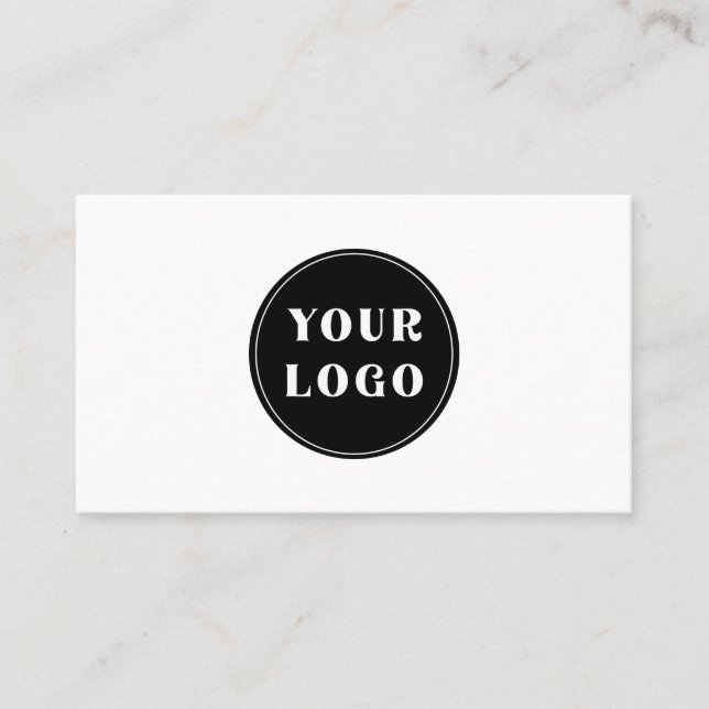 custom, unique, sleek & minimalist business card (Front)