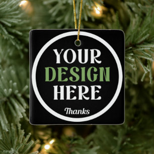 custom, unique, sleek & minimalist ceramic ornament