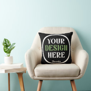 custom, unique, sleek & minimalist cushion