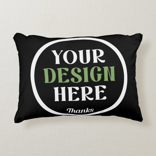 custom, unique, sleek & minimalist decorative cushion (Front)