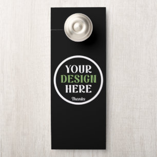 custom, unique, sleek & minimalist door hanger
