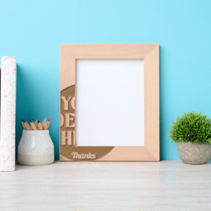 custom, unique, sleek & minimalist etched frames