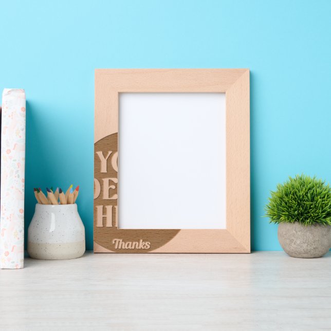 custom, unique, sleek & minimalist etched frames (Front)
