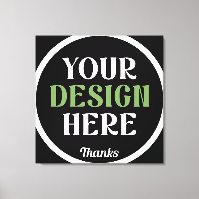custom, unique, sleek & minimalist hershey®'s kiss canvas print (Front)