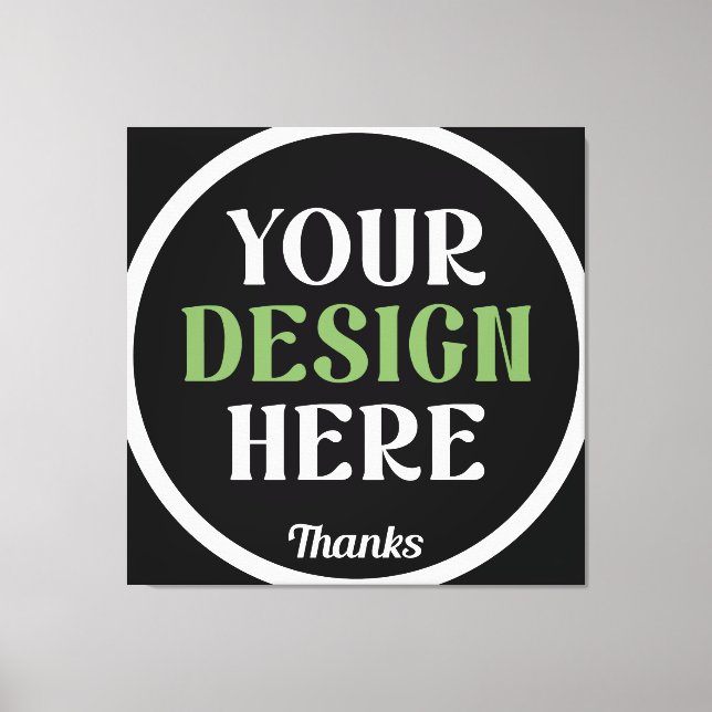 custom, unique, sleek & minimalist hershey®'s kiss canvas print (Front)