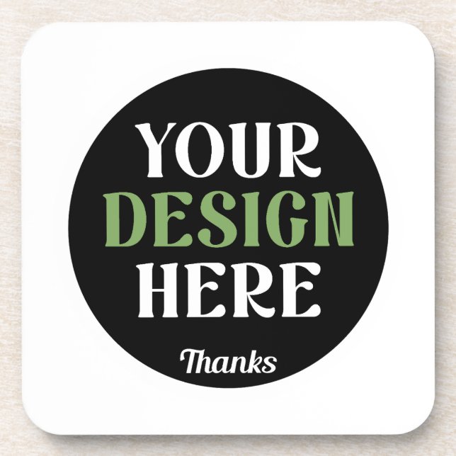 custom, unique, sleek & minimalist hershey®'s kiss coaster (Front)