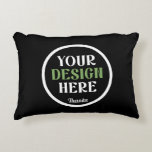 custom, unique, sleek & minimalist hershey®'s kiss decorative cushion<br><div class="desc">This design is accessible to all. Feel free to customise the logo,  images,  text,  and colours according to your preferences. Thank you very much.</div>