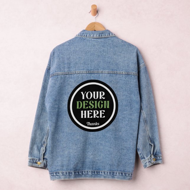 custom, unique, sleek & minimalist hershey®'s kiss denim jacket (Hangar)