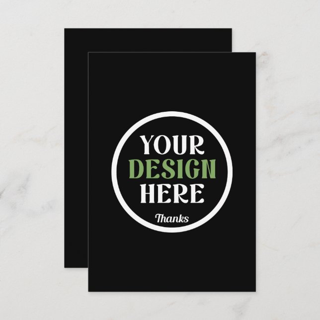 custom, unique, sleek & minimalist hershey®'s kiss enclosure card (Front/Back)