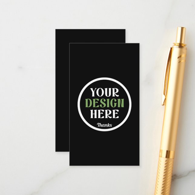 custom, unique, sleek & minimalist hershey®'s kiss enclosure card (Front/Back In Situ)