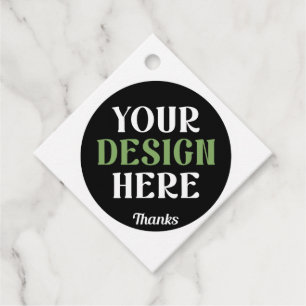 custom, unique, sleek & minimalist hershey®'s kiss favour tags