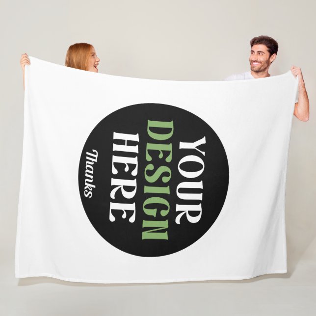 custom, unique, sleek & minimalist hershey®'s kiss fleece blanket (In Situ)