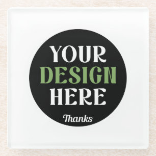 custom, unique, sleek & minimalist hershey®'s kiss glass coaster