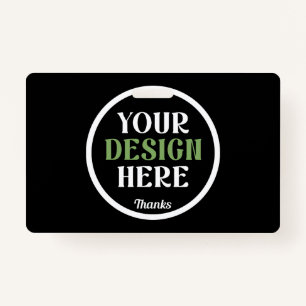 custom, unique, sleek & minimalist hershey®'s kiss ID badge