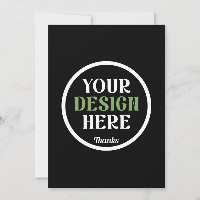 custom, unique, sleek & minimalist hershey®'s kiss invitation (Front)