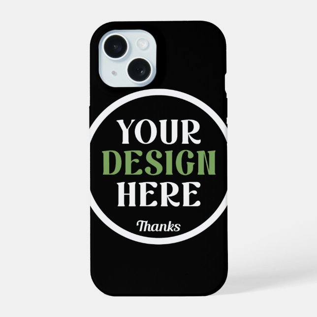 custom, unique, sleek & minimalist hershey®'s kiss iPhone 15 case (Back)