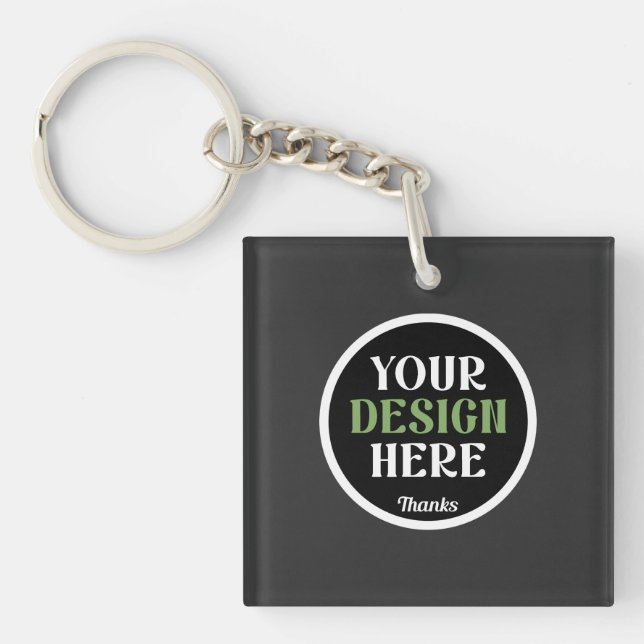 custom, unique, sleek & minimalist hershey®'s kiss key ring (Front)