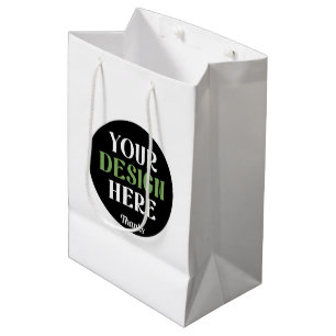 custom, unique, sleek & minimalist hershey®'s kiss medium gift bag