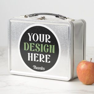 custom, unique, sleek & minimalist hershey®'s kiss metal lunch box